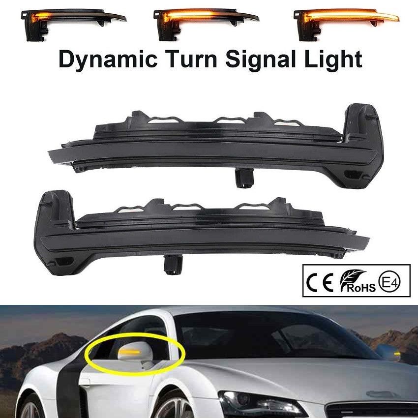 LED BOCNI DYNAMIC MIGAVCI U RETROVIZORU, TIPSKI - AUDI - SMOKE LENS 170817 Beograd Zemun